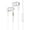 White, variant on Headphones Microphone Wired Stereo Earbuds Bass Compitable With Earphones For Android Phone Holder