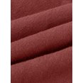 thumbnail image 2 of Innerwin Loungewear Wide Leg Ladies Long Pants Lounge Mid Waist Capri Trousers Red 3XL, 2 of 8