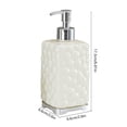 thumbnail image 3 of Bouteille Distributrice de Savon pour les Mains 450 ml / Pompe en Plastique Rechargeable / Contenant de Savon Liquide pour Comptoir de Salle de Bain Cuisine, Lotion, Shampoing, Gel Douche / Station Mains Libres Élégante et Durable, 3 of 6