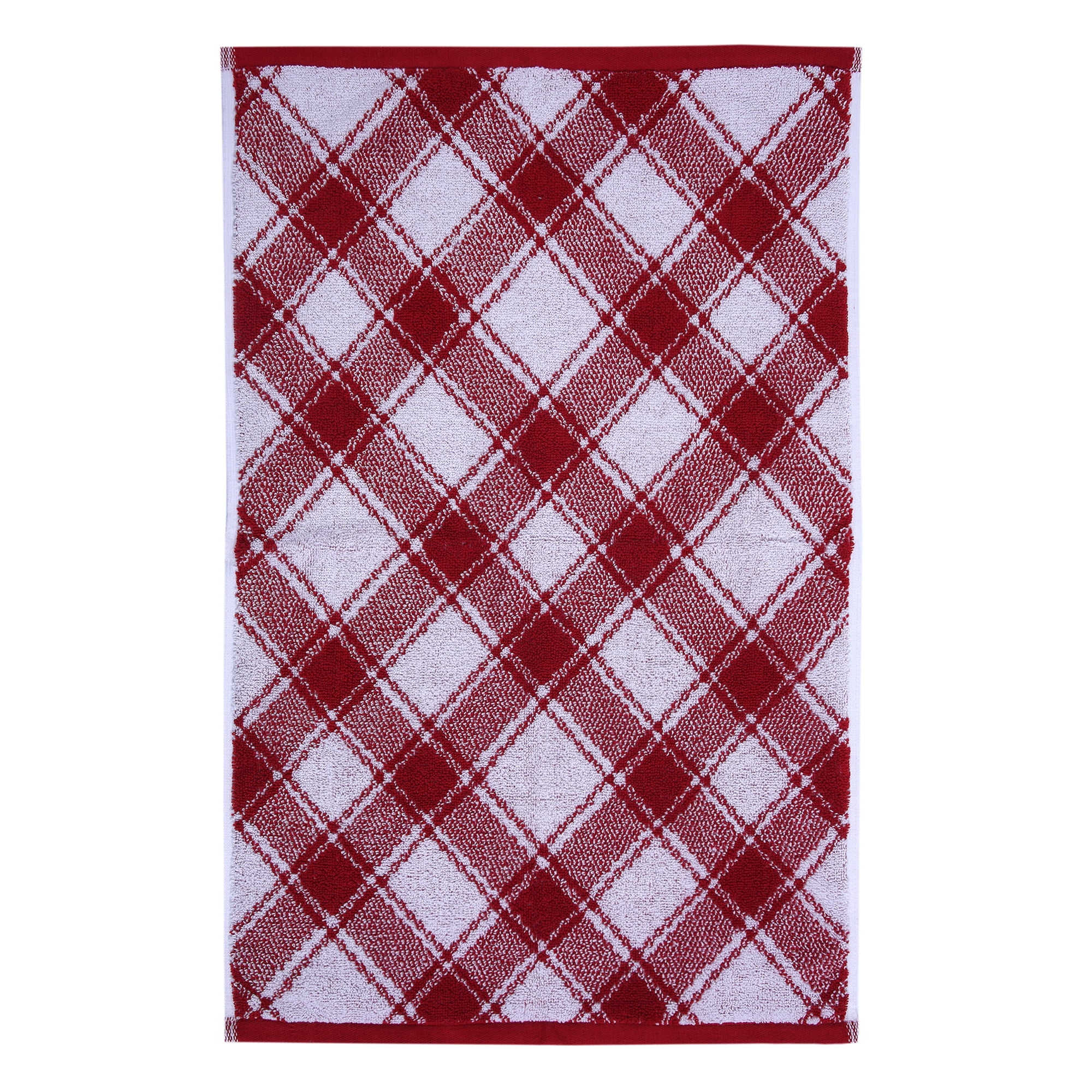 Essuie-mains Carreaux Holiday Time, paquet de 2