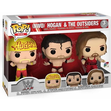 Pop WWE Coffret de Figurines Articulées de 3,75 Po - Hulk Hogan et Outsiders, Lot de 3