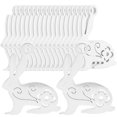 thumbnail image 4 of 20pcs Charmes de Lapin de Pâques en Acier Inoxydable Bijoux Faisant des Pendentifs de Lapin, 4 of 8