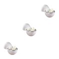 thumbnail image 2 of relayinert Breakfast Routine Microwave Egg Cooker Lightweight And Portable Eggs Steamer 3Set, 2 of 6