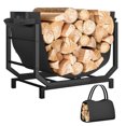 thumbnail image 1 of Outsunny Support à Bois de Chauffage Extérieur, Porte-Bûches Robuste avec Sac à Bûches, 1 of 10