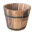 thumbnail image 2 of GROWTH TANK Barrel er 2 Different Sizes Preservative Wooden Container Garden Decoration Home L, 2 of 9