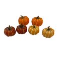 thumbnail image 3 of Way To Celebrate Mini Pumpkins à rayures orange, 3 of 6