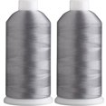 thumbnail image 1 of Superpunch SuperB Magnetic Gray Polyester Embroidery Thread, 40wt 5000m, Pack of 2, 1 of 2