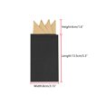 thumbnail image 3 of INSPIRE CHIC Men's Pocket Squares Pre Folded Triangles On Card Suit Handkerchief Champagne One Size, 3 of 4