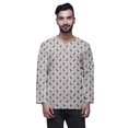 thumbnail image 1 of Atasi Indian Traditional Kurta For Men Keyhole Neck Short KurtaShirtFor Boys, 1 of 1