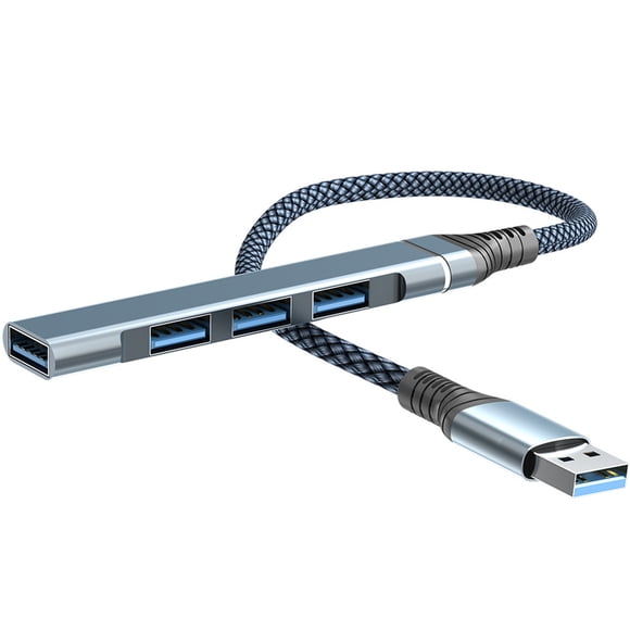 FRCOLOR USB hub USB Splitter USB Hub USB Adapter 4-port USB 3.0 Data Expander Hub for Laptop,12.6"X0.71"X0.28"