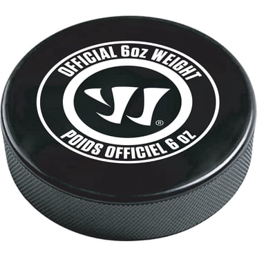 Warrior Official Rubber Hockey Puck - Black - 6oz
