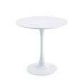 thumbnail image 1 of Velets Tulip Mid Century Modern Dining Table/Coffee Table with Round Top & Pedestal Base, Functional Table for Dining Room & Living Room - Perfect for Breakfast Nooks & Kitchens (White, 40"), 1 of 5