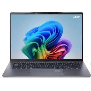Acer Swift GO 14.5"WUXGA@120Hz AI Copilote + PC , Qualcomm Snapdragon , 16GB RAM| TB SSD| Qualcomm Adreno GPU| Al Eclairage Touchpd FingerPrint Wi-Fi pour lecteur 7| W11-1 Année Acer Garantie du fabricant