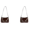 thumbnail image 2 of Guardoinrt Compact And Portable Shoulder Bag With Multiple Uses Wide Application Handbags For Women Underarm Bag Tote Bag brown 2Set, 2 of 6