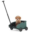 thumbnail image 1 of Foldable mini Dog Stroller, Equipped with Safety Rope, Storage Basket and Built-in seat Cushion, with Retractable Handle, Suitable for Travel, Shopping, Walking and Playing, 1 of 18