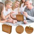 thumbnail image 1 of Pntutb Home Storage Clearance Home Counter Wooden Piggys Bank Wooden Crafts Decorative Gift Wooden Piggys Bank with Counter Piggys Bank Non-Openable Piggys Bank Savings Goal Big Save, 1 of 6