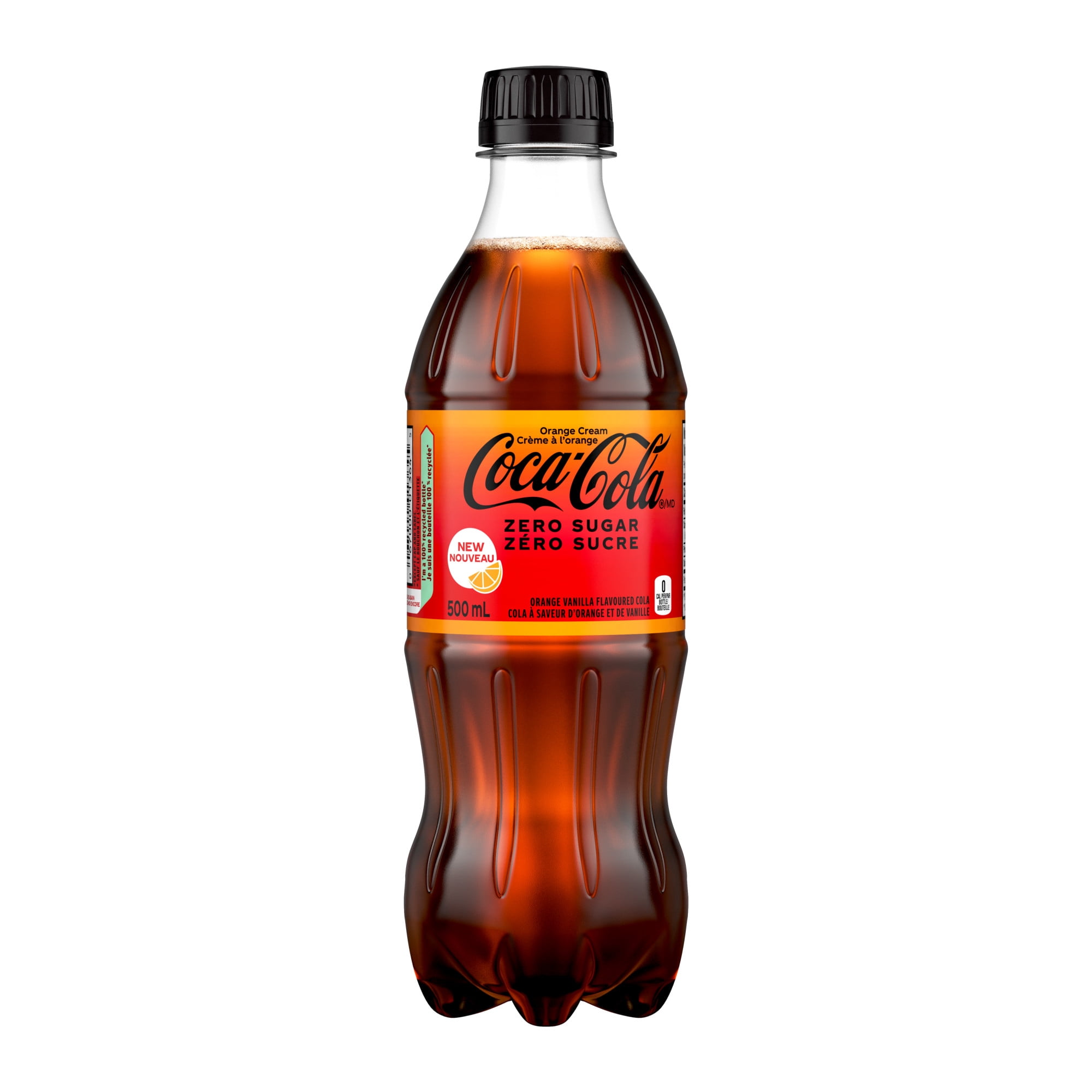 Coca-Cola Cerise Zero Sucre Bouteille, 500 mL