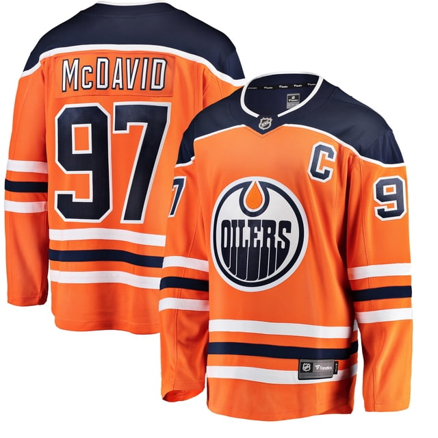 Connor McDavid Edmonton Oilers NHL Fanatics Breakaway Home Jersey, Large