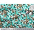 thumbnail image 3 of Soimoi polyester Crepe Fabric Two Tone Camouflage Printed Craft Fabric by the Yard 42 Inch Wide, 3 of 3
