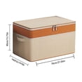 thumbnail image 3 of Home Textile Storage Wardrobe Organizer for Home Use Large Capacity Non Woven Quilted Bag with Folding Design in Durable Fabric, 3 of 5