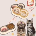 thumbnail image 2 of Dog Feeder Cute Cartoon Pattern Non Slip Double Cat Bowls Water Bowls for Pets, 2 of 4