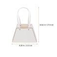 thumbnail image 2 of SHISUYAN Durable Paper Plant Bags with Double Handles for Storage White 4pcs, 2 of 9