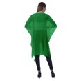 thumbnail image 4 of Moomaya Womens Georgette Shrug Open Front Long Sheer Coverup w/ Tassels, 4 of 7