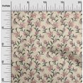 thumbnail image 2 of oneOone Cotton Poplin Light Yellow Fabric Floral Retro Craft Projects Decor Fabric Printed By The Yard 56 Inch Wide, 2 of 5