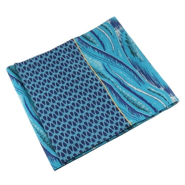 Abbracc Chemin de Lit Tissu Jupe de Lit Literie Serviettes 50x240cm Vague 50x240cm