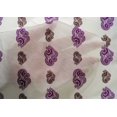 thumbnail image 5 of oneOone Cotton Silk Purple Fabric Block Craft Projects Decor Fabric Printed By The Yard 42 Inch Wide, 5 of 5