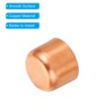 thumbnail image 4 of Unique Bargains 5/8 Inch ID Copper Pipe Fitting End Cap Sweat Plug Solder Connection Plumbing HVAC Air Conditioner 3 Pack, 4 of 6