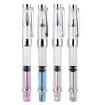 thumbnail image 1 of Transparent Fountain Pen, 0.5mm Point Fountain Pen Nib Fountain Pen Fountain Pen Convenient  For Office Home School, 1 of 8