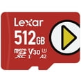 thumbnail image 1 of Lexar LMSPLAY512G-BNNNU Carte Micro SDHC UHS-I Play, 1 of 5