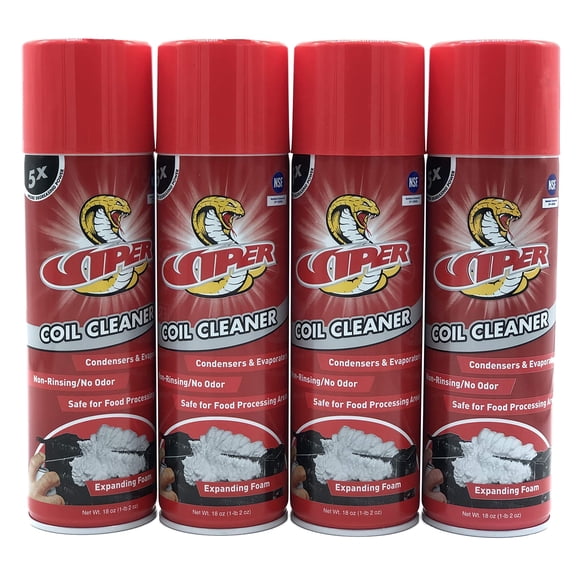 Refrigeration Technologies Viper Non-Rinsing Coil Cleaner RT375A (4-Pack)