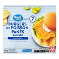 thumbnail image 3 of Great Value Breaded Fish Burgers, 520 g, 3 of 3