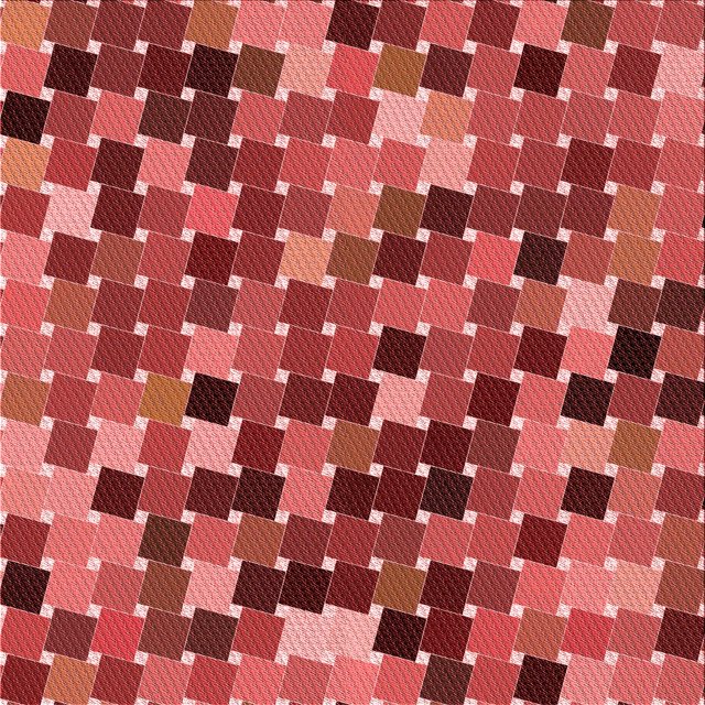 Ahgly Tapis d'Intérieur Lavable en Machine Carré Rouge, 5 Pieds Carré