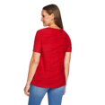 thumbnail image 3 of Iyla Women's Short Sleeve Ripple Tee, 3 of 6