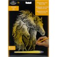 thumbnail image 1 of Royal & Langnickel(R) Gold Foil Engraving Art Kit 8"X10"-Horses - GOLDFL-20, 1 of 2