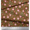 thumbnail image 3 of Soimoi Poly Georgette Fabric Swirls & Floral Artistic Decor Fabric Printed Yard 42 Inch Wide, 3 of 3