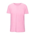 thumbnail image 2 of Plebaso Hauts pour Femmes Grande Taille Été Manches 3/4 Col Rond T-Shirts Décontractés Couleur Unie Tuniques Amples, 2 of 3
