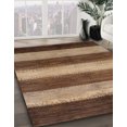 thumbnail image 2 of Ahgly Company Tapis d'Intérieur Rectangulaire Abstrait Rouge Brun Tapis de Zone Abstrait, 7 Pieds x 9 Pieds, 2 of 6