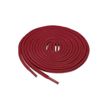 INSPIRE CHIC Unisex 1/5" Thick 2 Pairs Round Shoelace for Casual Sneakers Wine Red 70cm / 27.55"