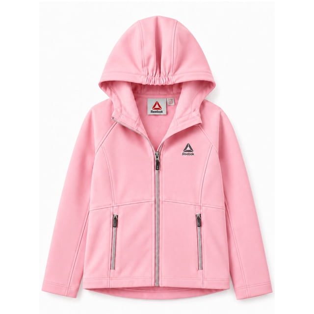 Reebok Veste Softshell doublée en molleton pour fille, tailles TP (4/5) à TG (14/16)