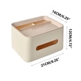 thumbnail image 3 of Vaidha Tiroir à Papier de Bureau - Table Basse Multifonctionnelle pour la Maison - Boîte à Mouchoirs - Boîte de Rangement pour Télécommande de Bureau Multifonctionnelle pour Salon, 3 of 3