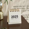 thumbnail image 1 of Mini Calendrier de Bureau 2025 Petit Calendrier de Bureau 2025 à Bascule Debout 2025 Mini Calendrier Décoration de Table Décoration Familiale Pratique Calendrier de Bureau, 1 of 6