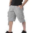 thumbnail image 3 of Button-Zipper Closure Cargo Shorts for Men with Pockets, 3 of 6