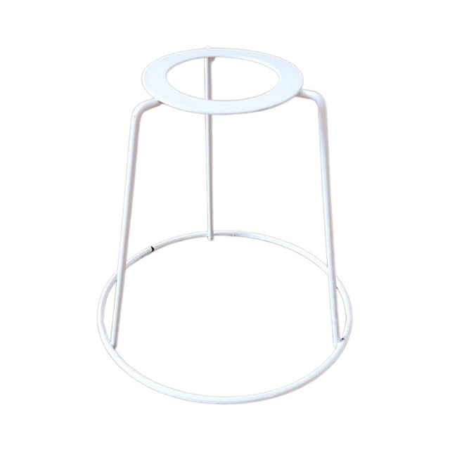 Milaget Lamp Shade Frame Bedside Light Stand Lightweight Portable DIY Metal 12cm x 12cm