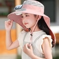 thumbnail image 2 of Youkk Protection Solaire Chapeau de Pêcheur Protection à la Mode pour la Randonnée Estivale et les Activités de Plein Air Polyvalent Rose, 2 of 6