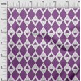 thumbnail image 3 of oneOone Polyester Spandex Purple Fabric Check Argyle Fabric For Sewing Printed Craft Fabric By The Yard 56 Inch Wide, 3 of 4