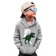 thumbnail image 1 of WEAIXIMIUNG Chandails en Molleton Garçons Col Rond Camion Chemise Dinosaure Manches Longues Chandail Tops Tees, 1 of 6